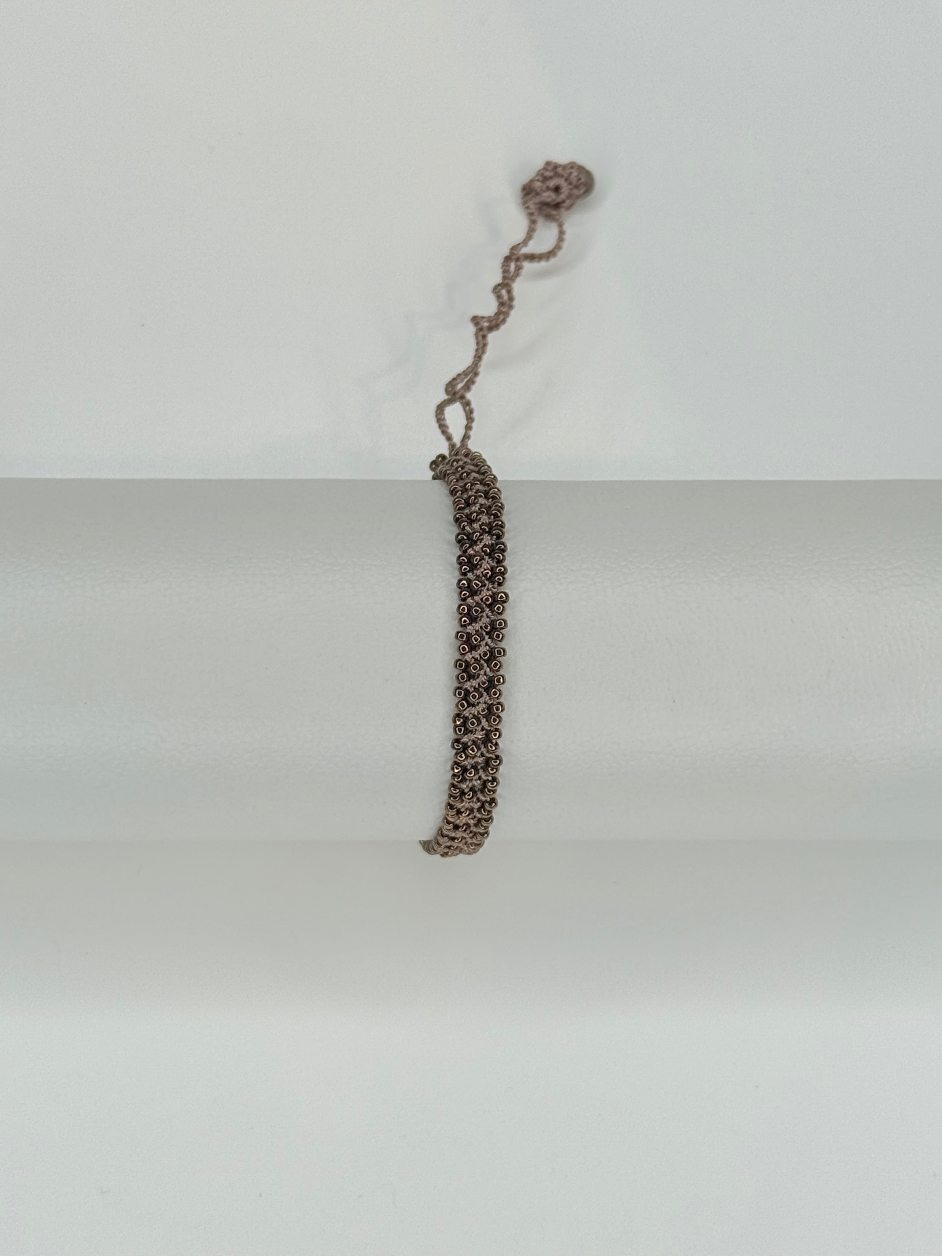 lily-pure-armband-bronze-geh-kelt-glasperlen image 1