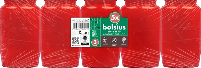 bolsius-grablichter-rot-45h-5-st-ck-kompositionslicht image 1
