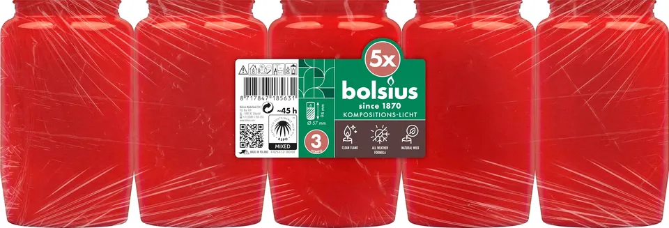 bolsius-grablichter-rot-45h-5-st-ck-kompositionslicht image 1