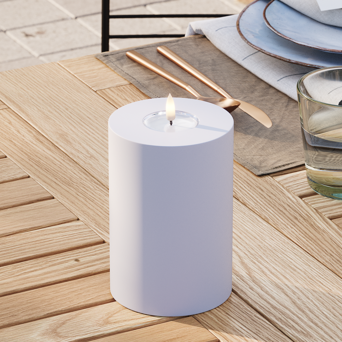 deluxe-homeart-au-enleuchten-led-outdoorkerze-15-cm-blau image 3