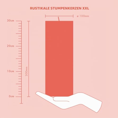 bolsius-rustik-stumpenkerze-xxl-anthrazit-30x10-cm-4-st-ck-200h image 8