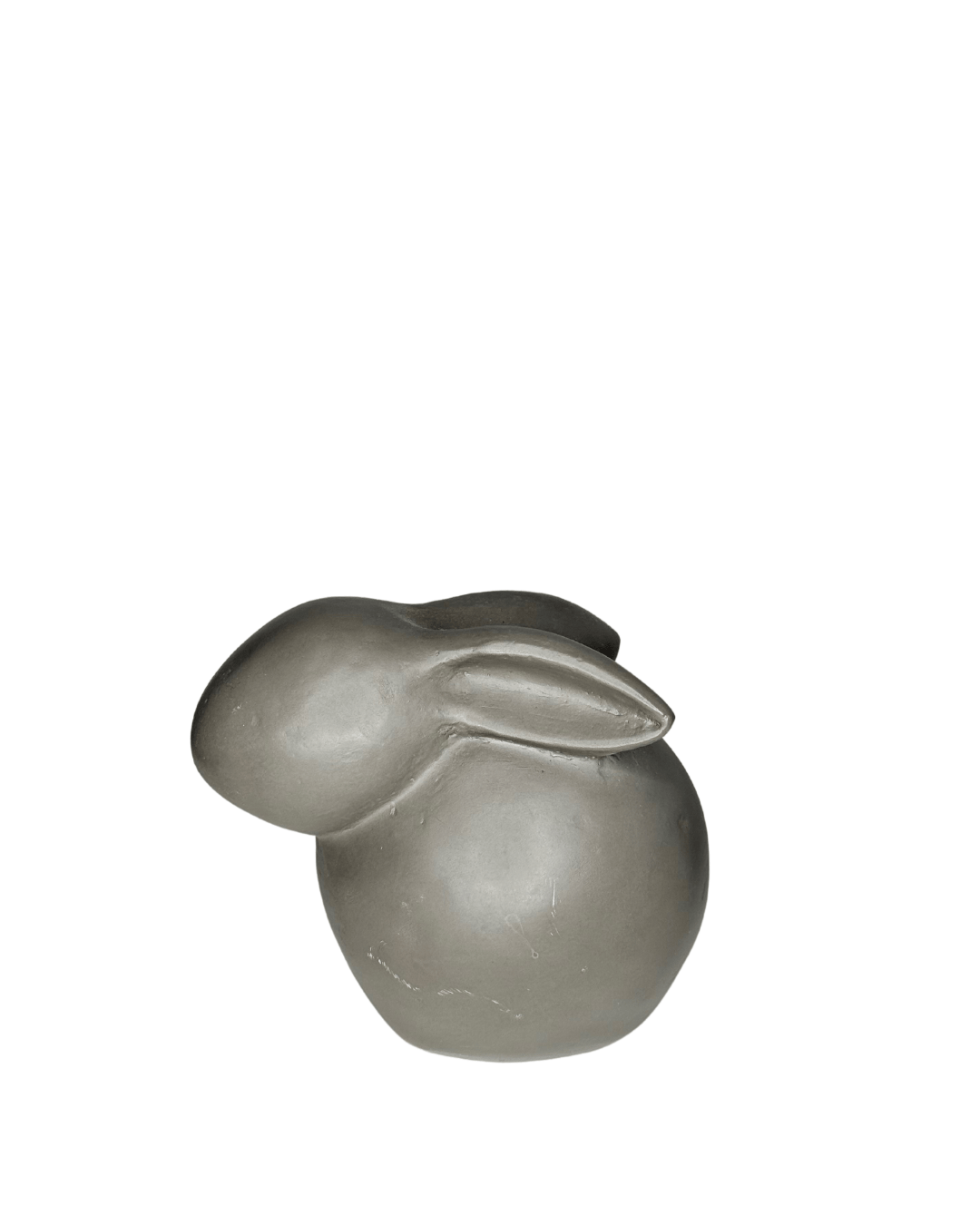 ein-st-ck-vom-gl-ck-beton-hase-sitzend-grau-mittel image 5