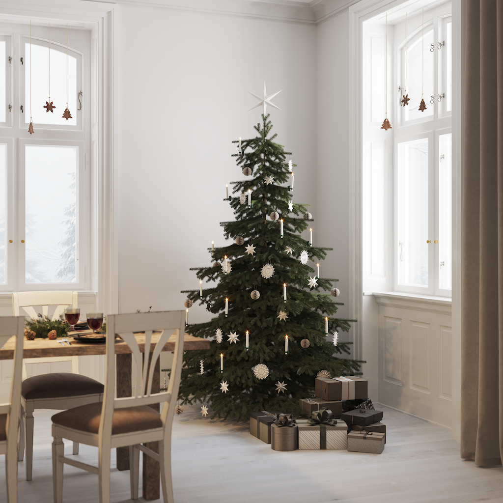 deluxe-homeart-saisons-weihnachtsbaumkerzen-led-6st-stearin image 5