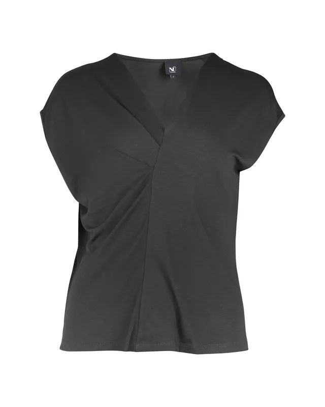 n-denmark-yasmi-t-shirt-v-ausschnitt-schwarz-viskose image 1