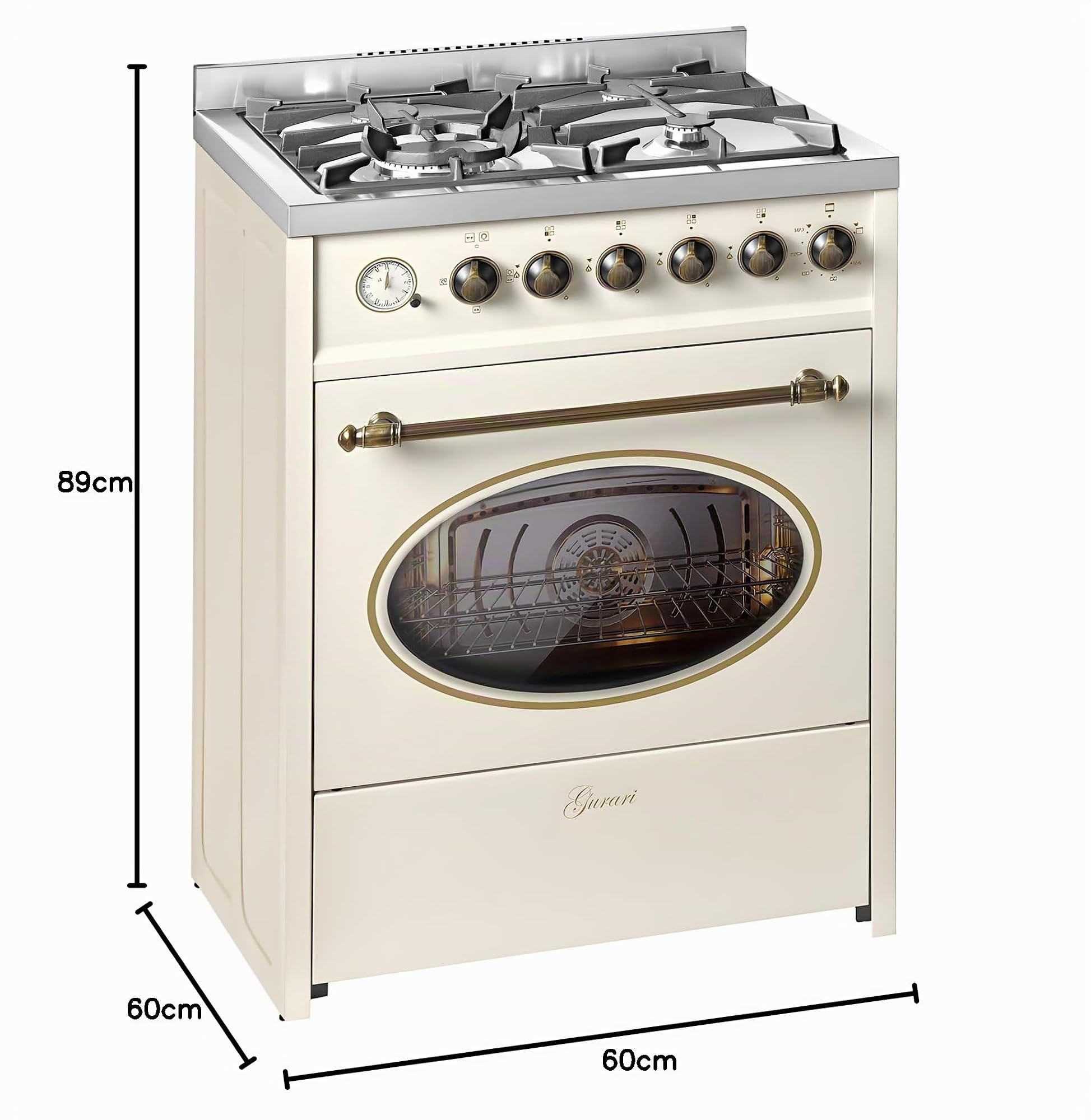 gurari-g-614-gas-standherd-60-cm-creme-gasbackofen-drehspie image 8