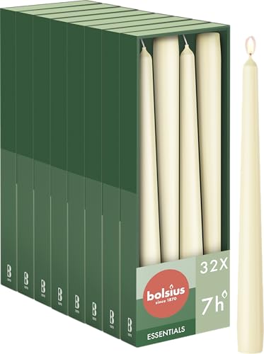 bolsius-essentials-spitzkerzen-elfenbein-24-5-cm-32er-7h image 7