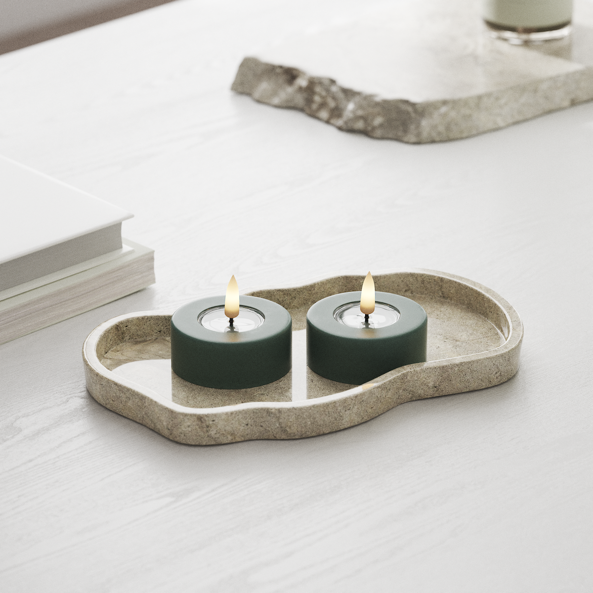 deluxe-homeart-teelichter-led-jumbo-teelicht-2-st-ck-jadegrun image 3