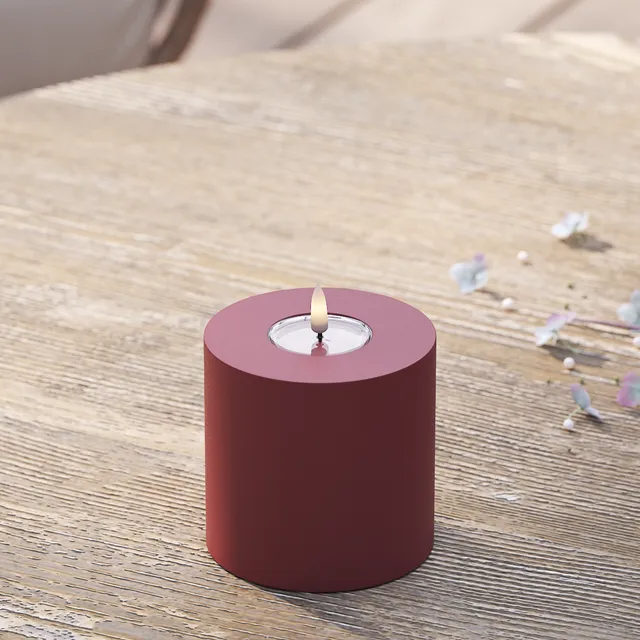 deluxe-homeart-au-enleuchten-led-blockkerze-10x10-cm-bordeaux image 1