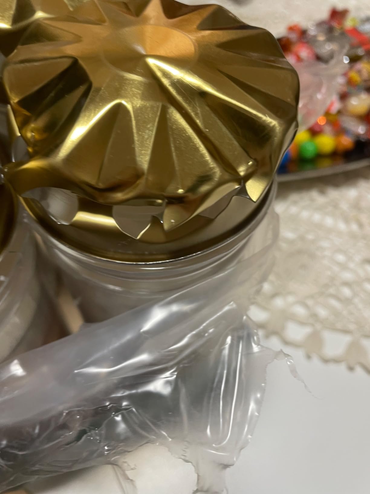 Ruß am Glas