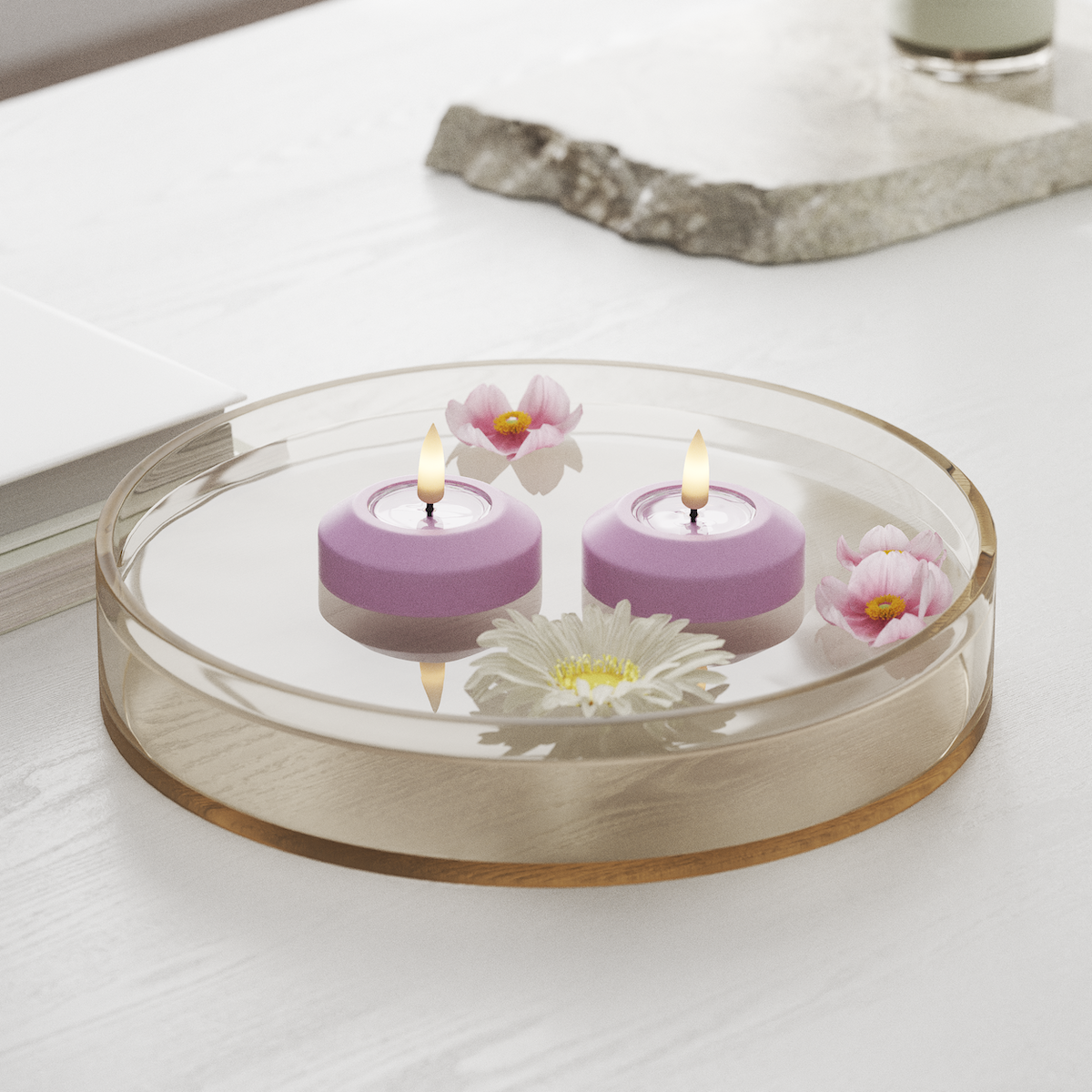 deluxe-homeart-schwimmende-lichter-led-kerze-lavendel-2-st-ck image 3