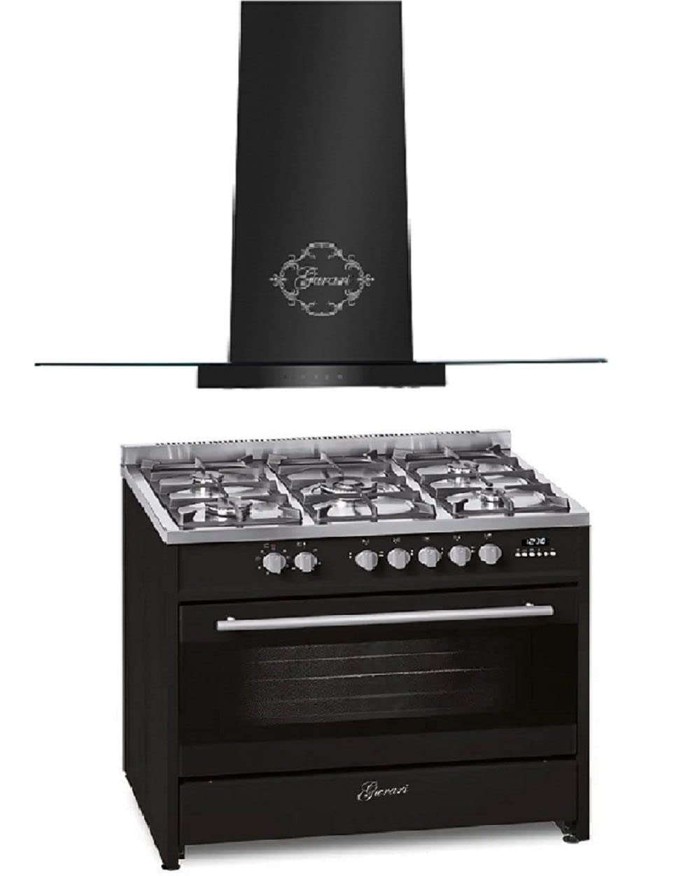 gurari-gch-e-911-bl-standherd-90-cm-schwarz-mit-haube image 1