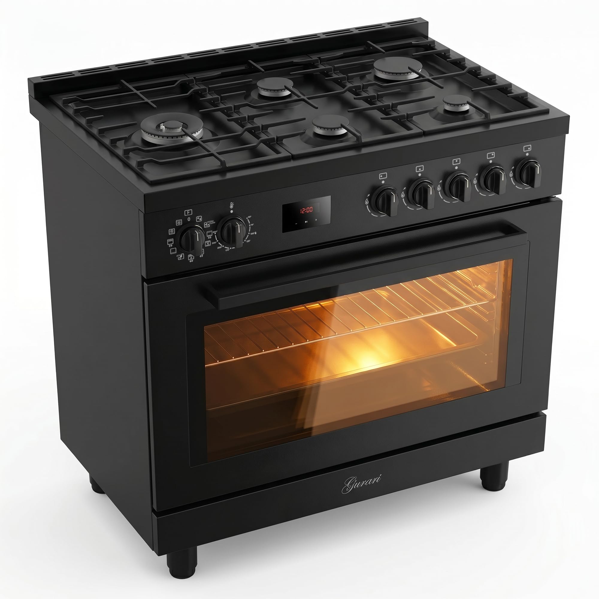 gurari-gch-e-818-bl-standherd-90-cm-schwarz-126-l-air-fry image 4