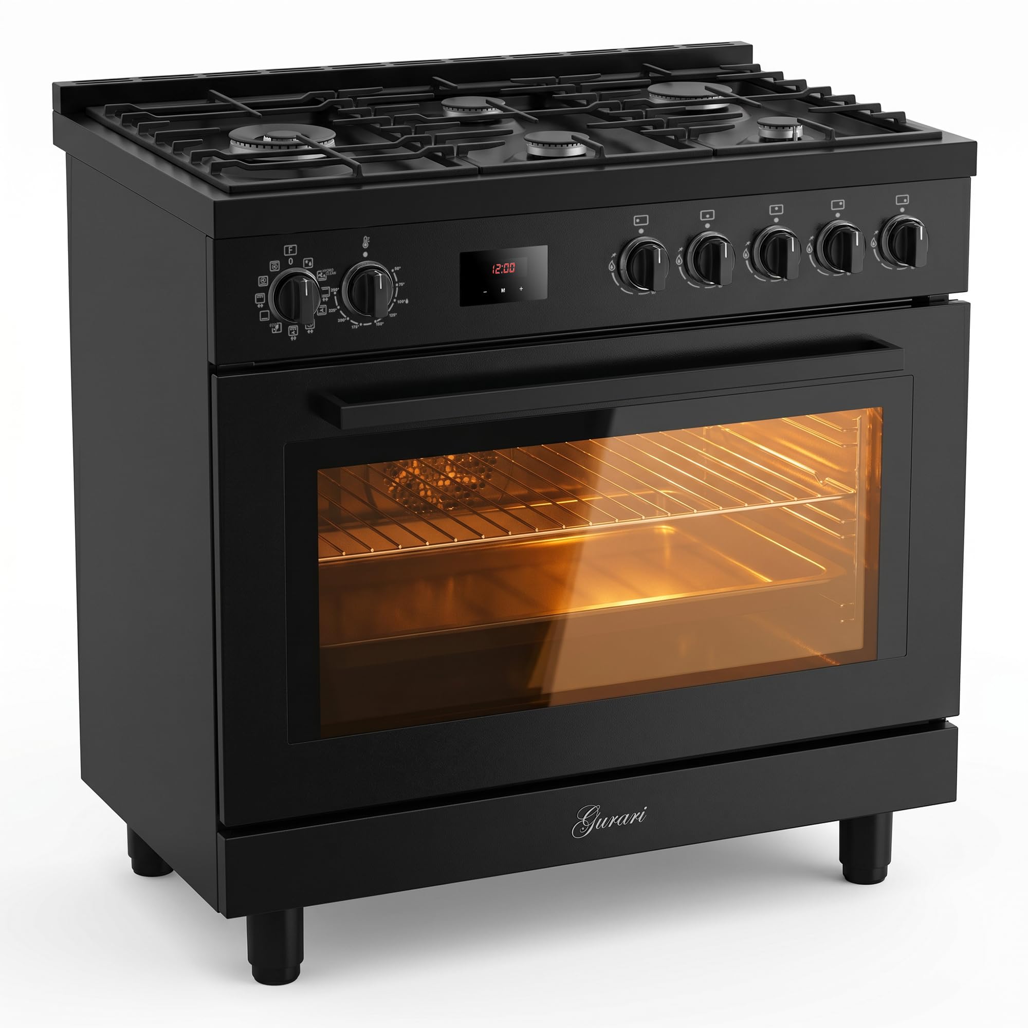 gurari-gch-e-818-bl-standherd-90-cm-schwarz-126-l-air-fry image 3